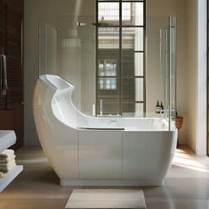 Baignoire à porte