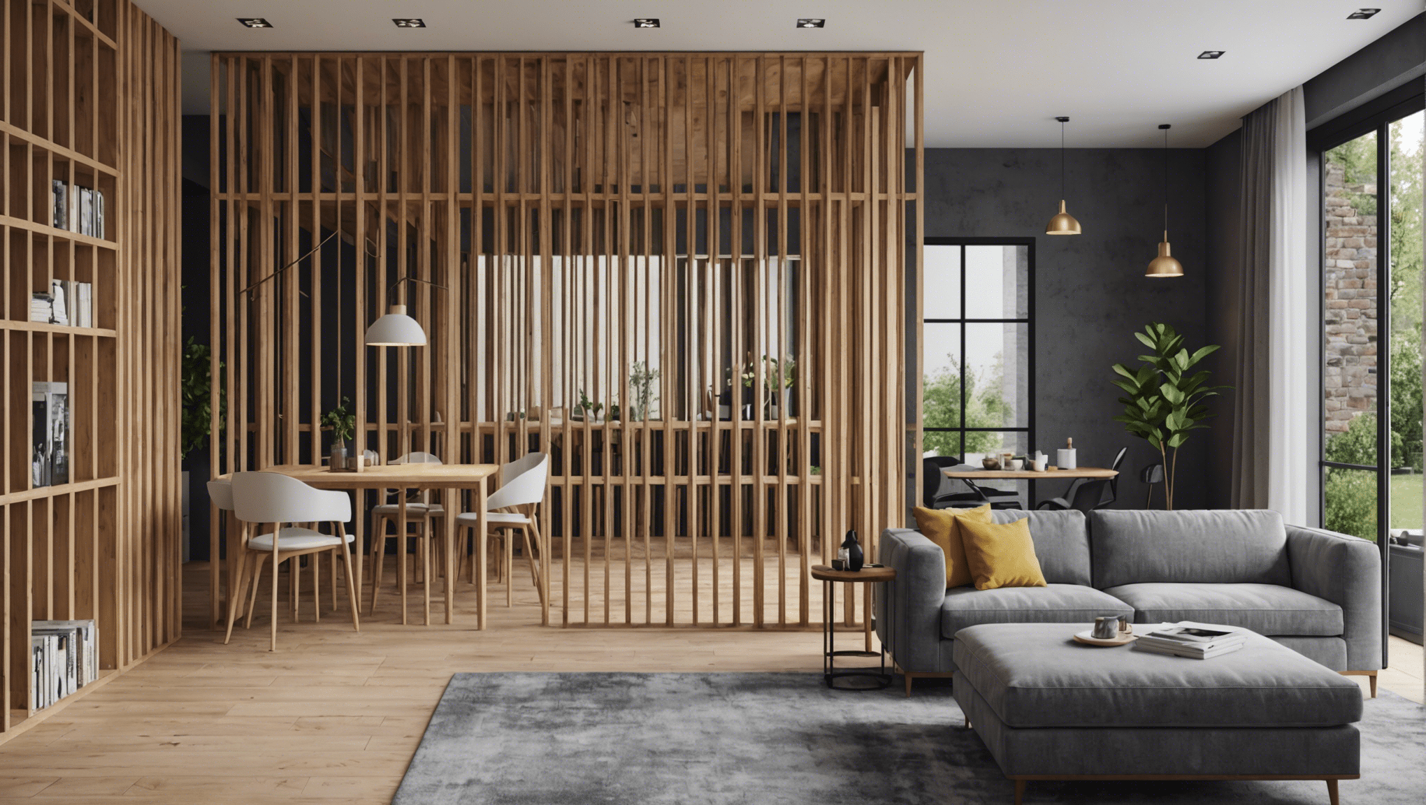 Quels avantages apporte le claustra en bois pour l'aménagement intérieur ?