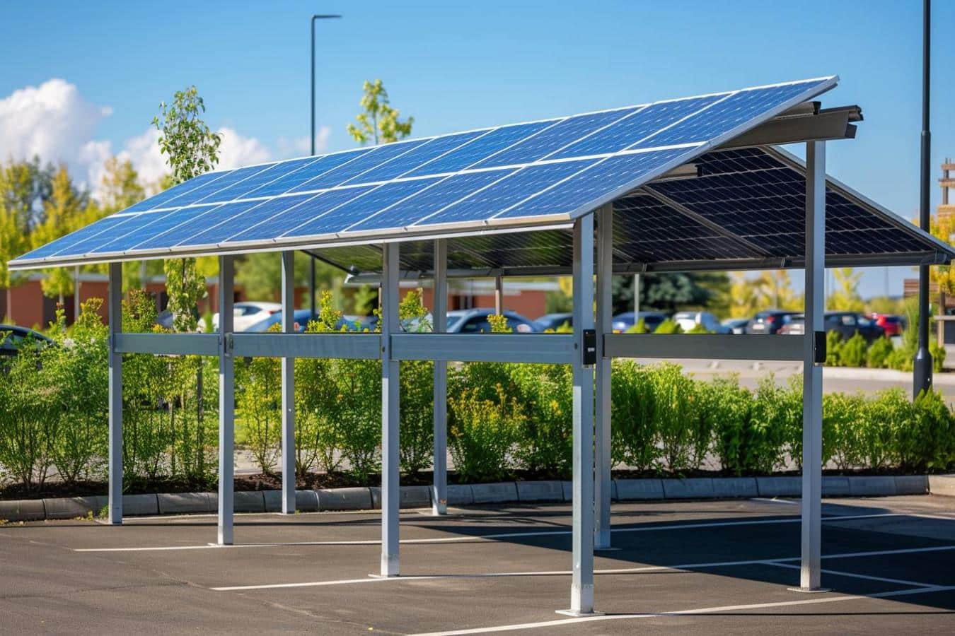 Carports solaires : l'alliance entre esthétique et durabilité