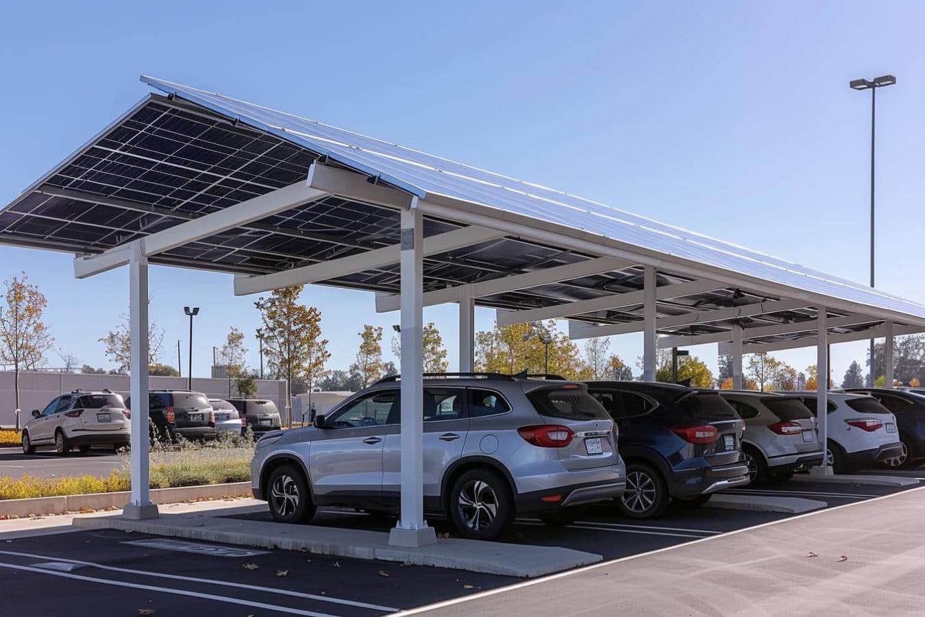 Confort thermique avec les carports solaires