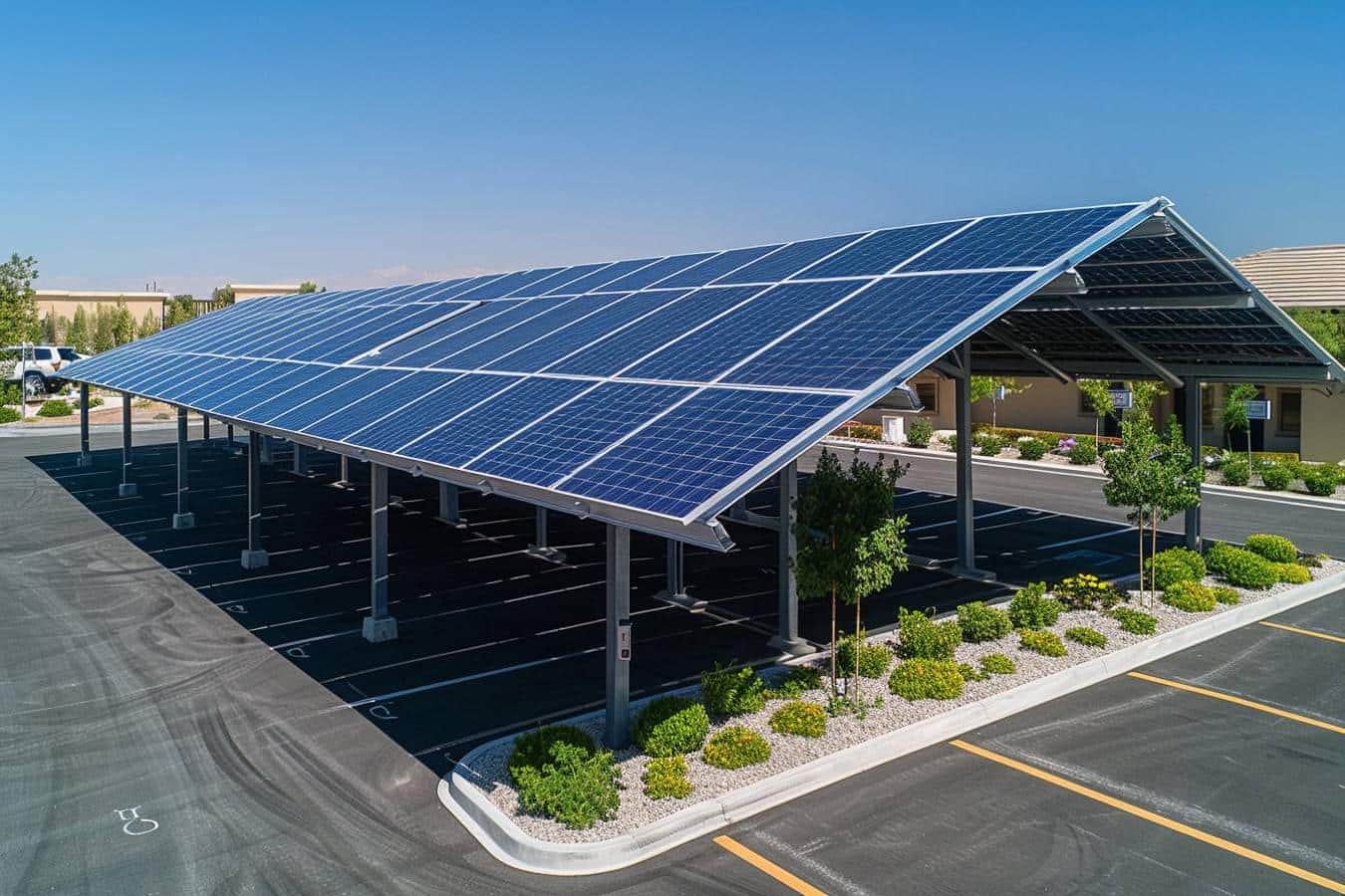 Découvrez les nouveaux carports solaires