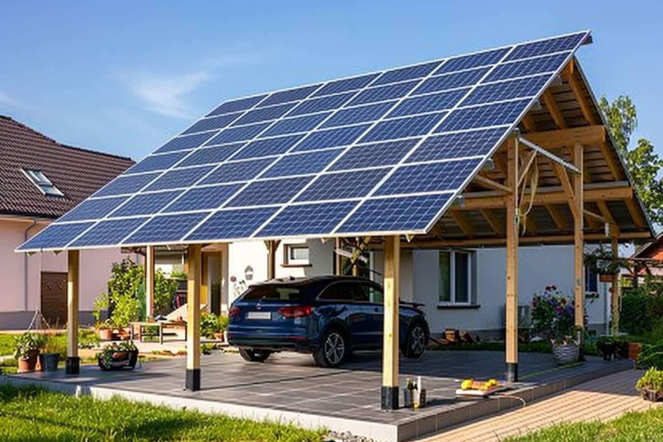 Les avantages de l'abrisud carport solaire