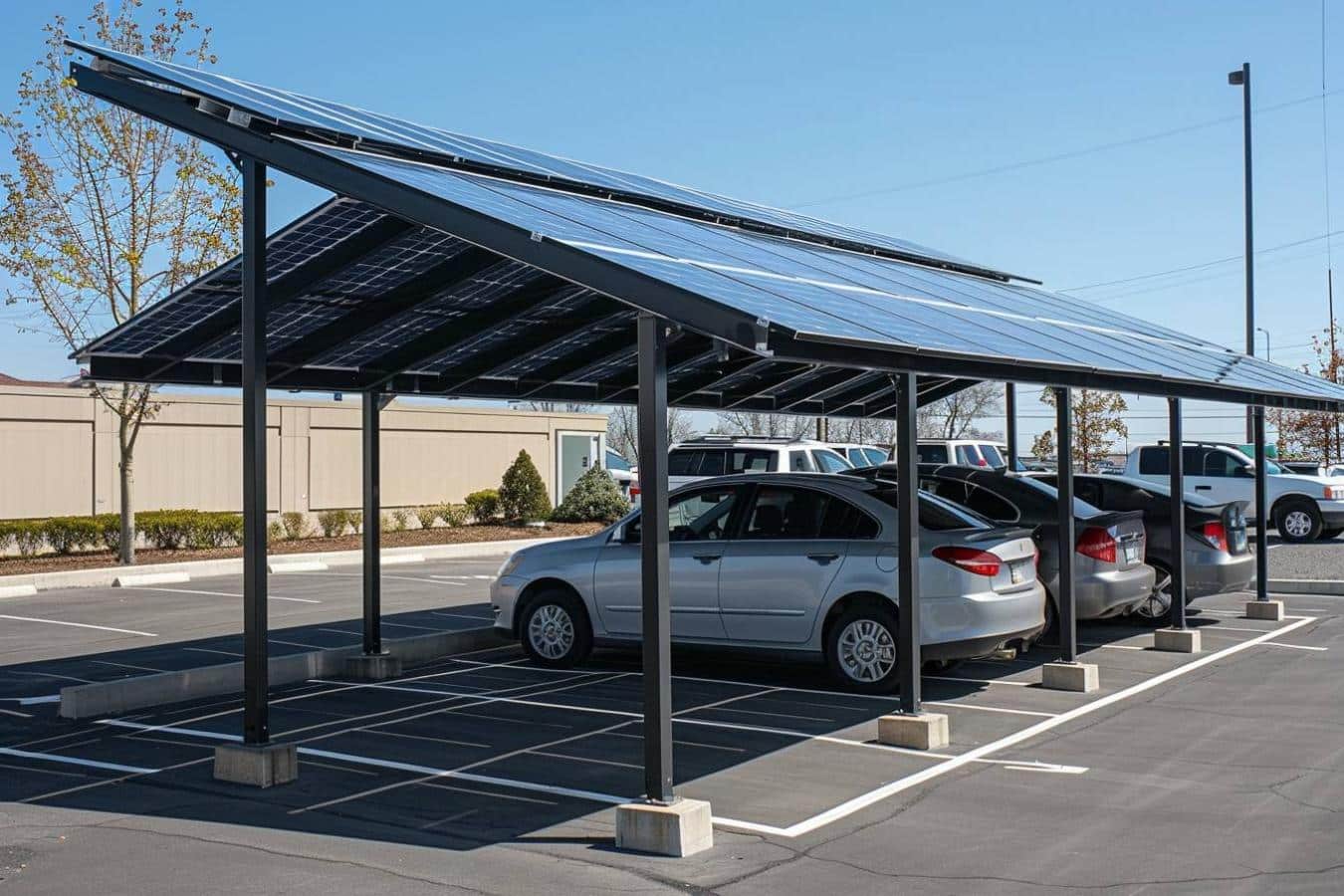 Les avantages des carports solaires