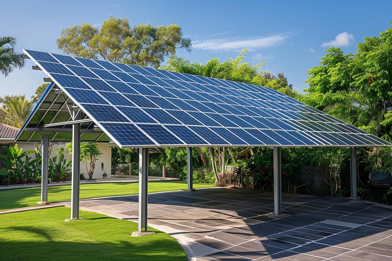 Les bienfaits écologiques des carports solaires