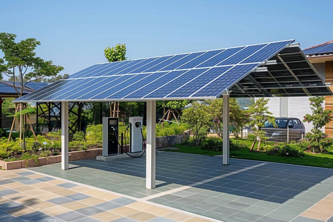 Optimisez votre espace extérieur avec un carport solaire