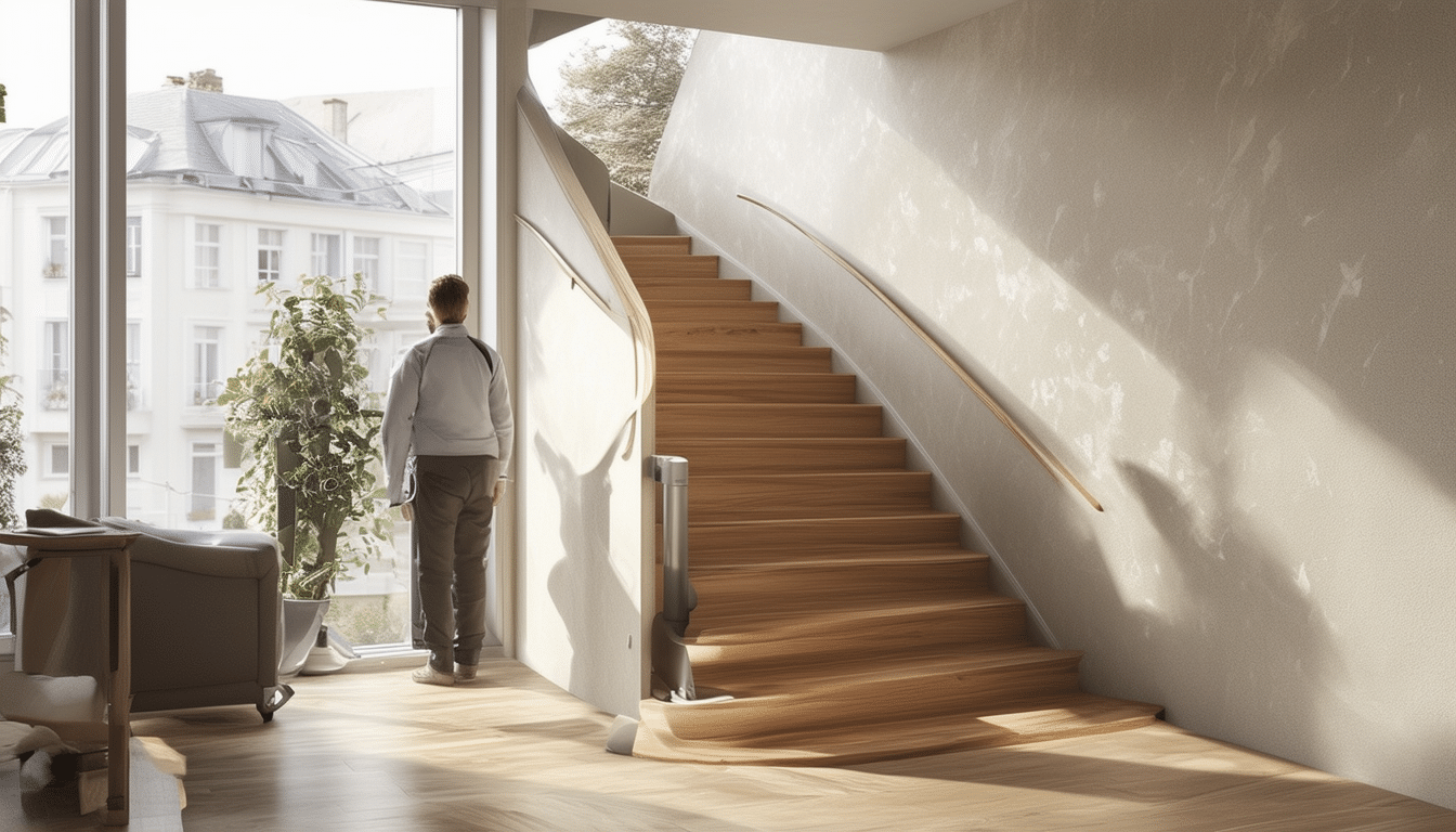 Monte escalier à Nantes : installation, prix et aides - devis gratuit