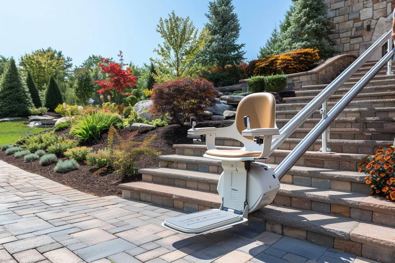 Monte-escalier extérieur : Augmentez sécurité et autonomie pour vos escaliers