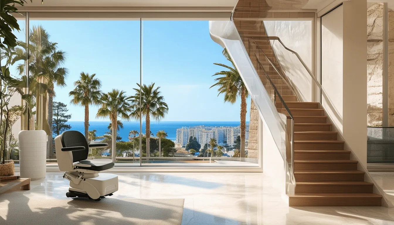 Monte escalier à Cannes : installation, prix et aides - devis gratuit