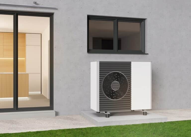 air heat pump standing outdoors modern environme 2022 10 17 22 16 17 utc