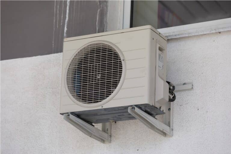 external condensing unit of the air conditioning unit.