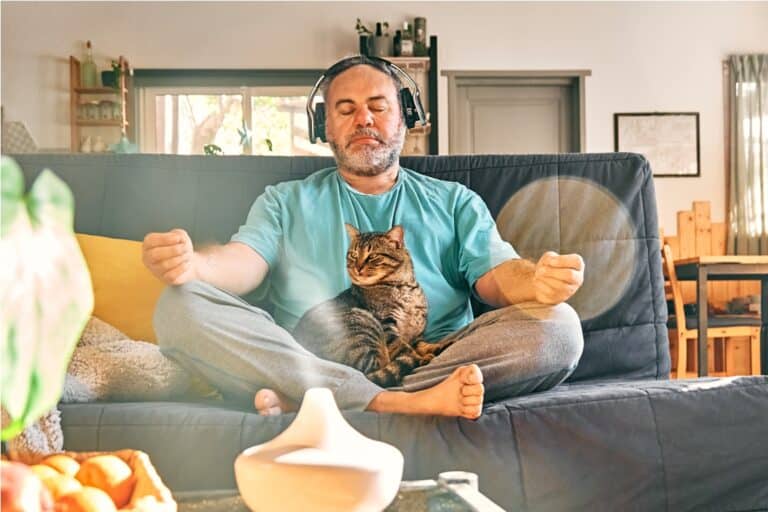 mature middle aged overweight man in wireless head 2023 11 27 05 12 40 utc