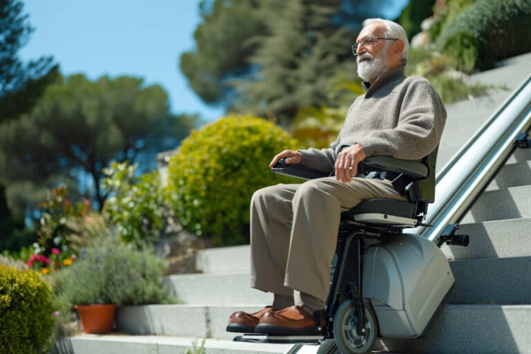 Les solutions de monte-escalier extérieur pour handicapés