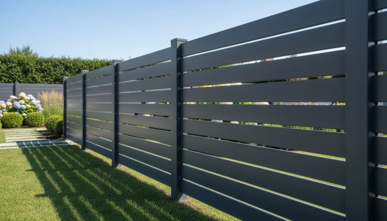 cloture aluminium jardin